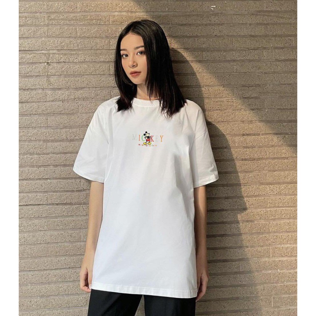 Áo thun cotton dày mịn phong rộng tay lỡ- unisex cho cặp đôi,đồ nhóm