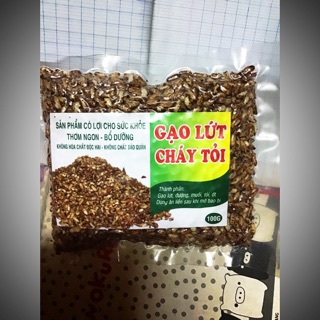 Túi gạo lứt cháy tỏi 100gr -14k-Nhập mã : PHTH2410 ( giảm 10k cho đơn 350k)