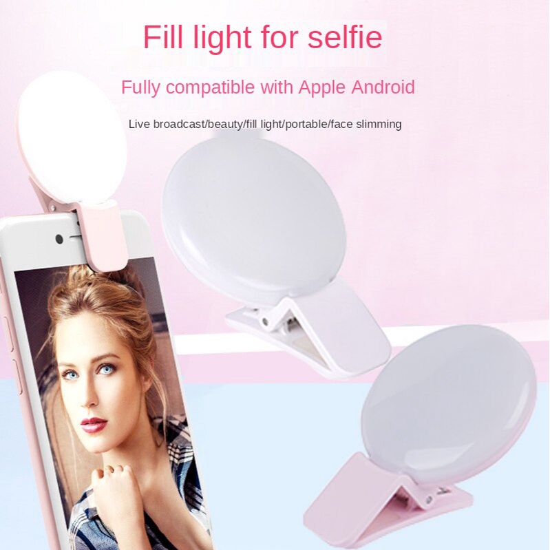 Vòng Đèn Led Hỗ Trợ Chụp Ảnh Selfie Dành Cho Điện Thoại