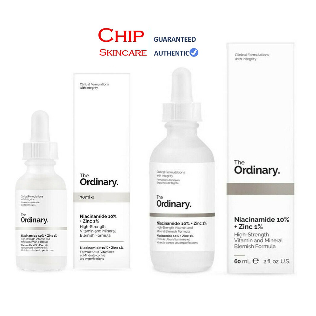 [Bill Hãng] Tinh chất Niacinamide 10% + Zinc 1% - The Ordinary, Cấp ẩm hồi phục Hyaluronic Acid 2% + B5, Lactic Acid HA