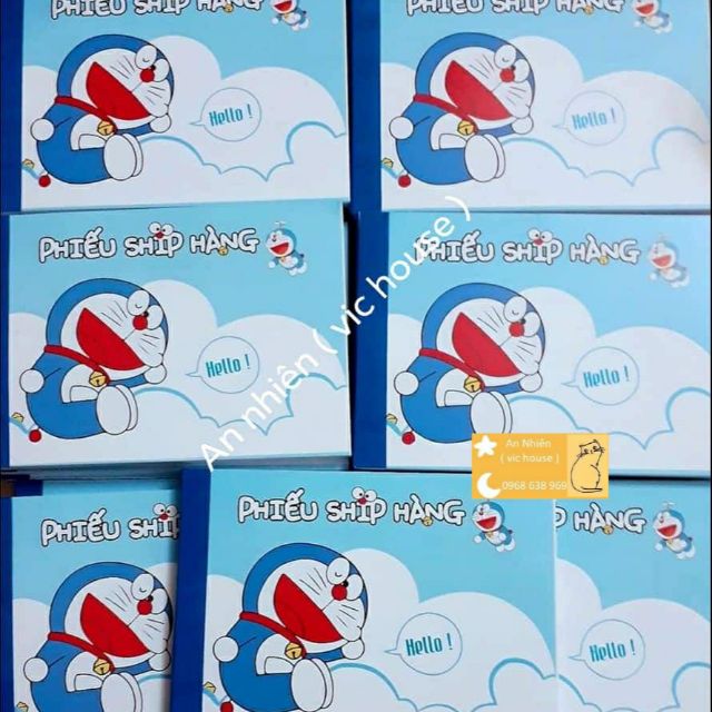 Phiếu ship hàng hình doraemon