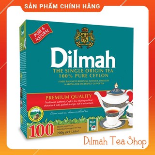 Trà Dilmah Trà Đen- Premium BLACK TEA 200gr (100 gói x2gr)