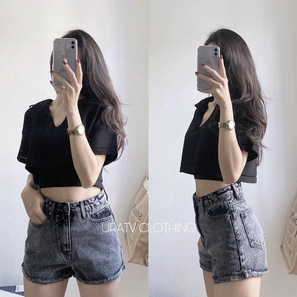 [FREESHIP - ẢNH CHÍNH CHỦ] Quần SHORT jean tua / gấp line G.4.P 195