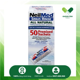 Hộp 50 gói muối rửa mũi NeilMed Sinus Rinse 50 sachets _Khánh Tâm
