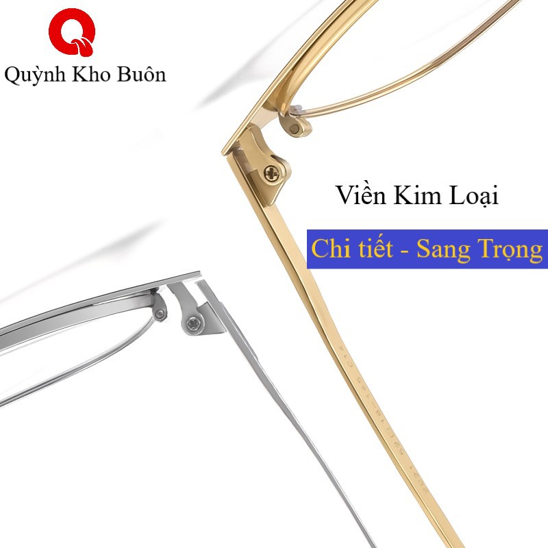 Gọng kính cận vuông kim loại nam nữ , nhiều màu sắc thời trang Quỳnh Kho Buôn Q62026 | WebRaoVat - webraovat.net.vn