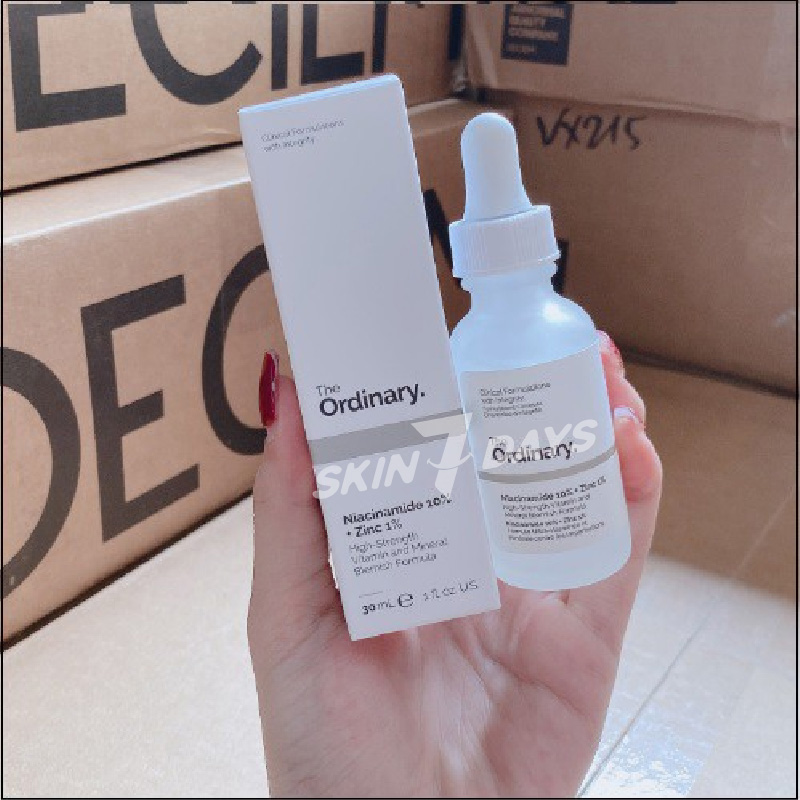 Tinh chất Niacinamide 10% + Zinc 1% - The Ordinary Serum Sáng Da, Se Khít lỗ Chân lông Ngừa Mụn