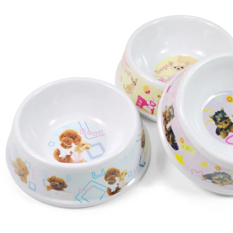 Bát Nhựa Cho Chó Mèo Nhiều Hình KuTe
