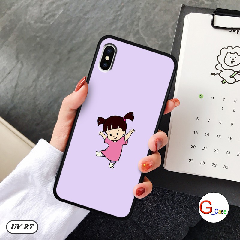 Ốp lưng iPhone X lưng nhám - ngộ nghĩnh