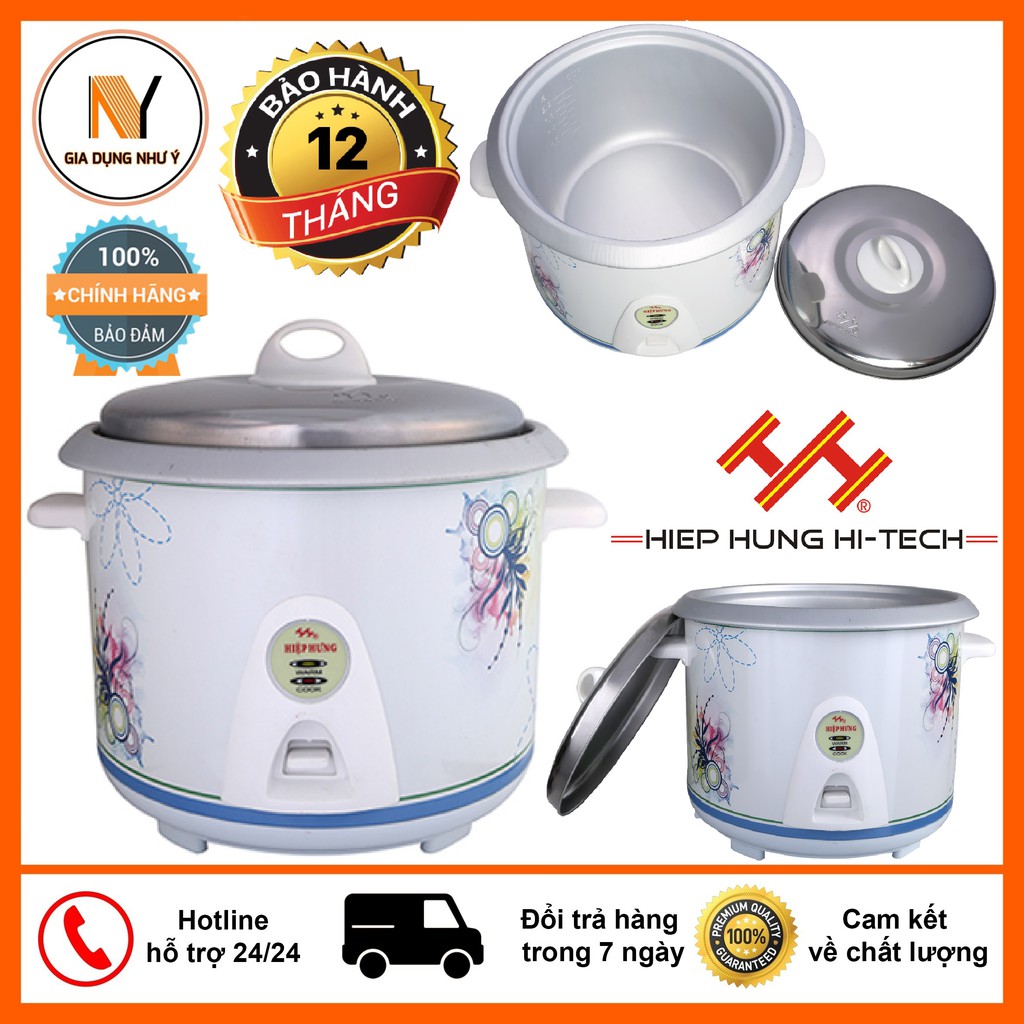 Nồi Cơm Điện Mini Hiệp Hưng 0,6 Lít Dành Cho 1-2 Người Ăn, Bảo Hành 12 Tháng