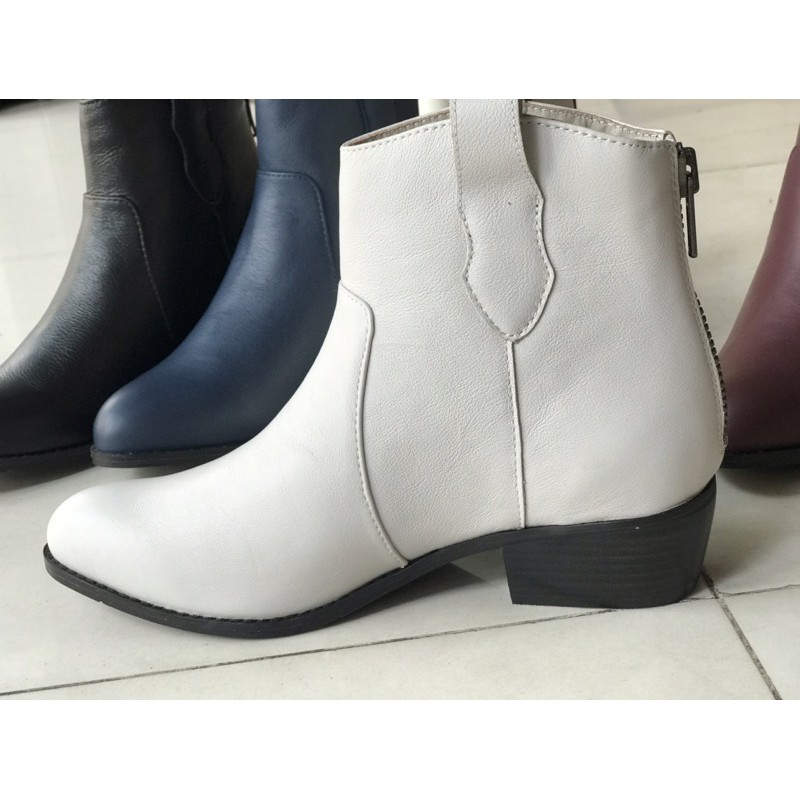 Bốt da thật, cao 5cm