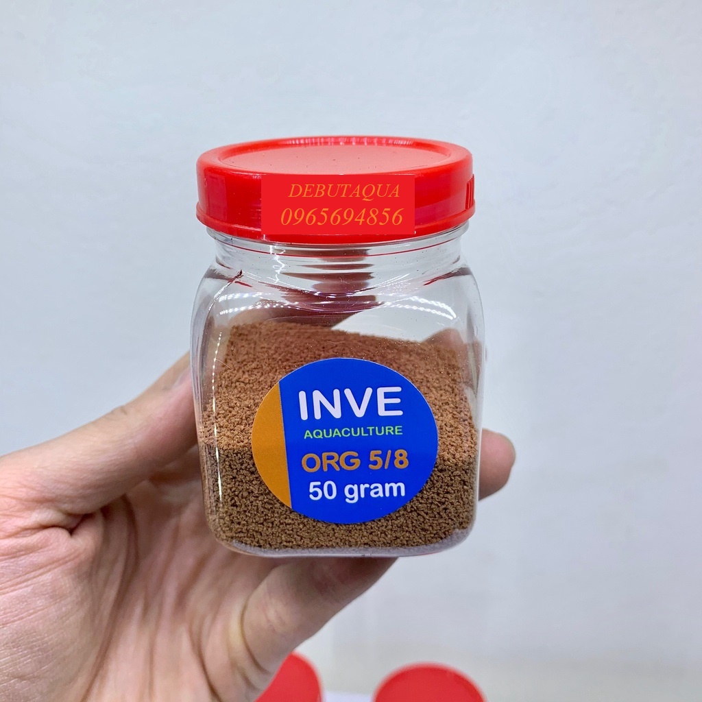 Cám thái nive 3 5, inve 2 3, inve 5 8, thước ăn cho cá cảnh và cá 7 mầu 50G