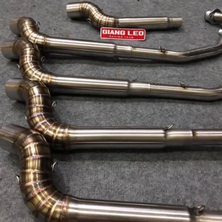 cổ pô  2 khúc 304 gắn pô  độ gắn được cho mọi loại xe