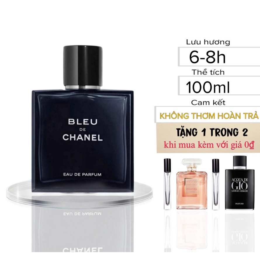Nước hoa Nam bleu 100ml EDP Chuẩn Auth Nước hoa nam Chanel Paris Men 100ml
