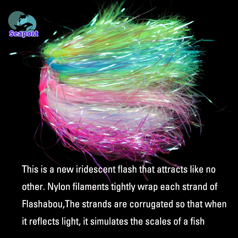 Gliss' N Đèn Flash Bằng Chất Liệu Tổng Hợp Phát Sáng Nhấp Nháy Mô Phỏng Vảy Cá / Lều