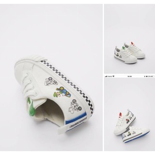 Giầy Sneakers Zara Mario trắng cho bé