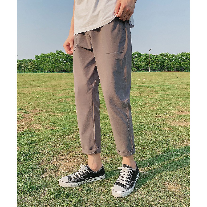Quần Nam Kaki Basic Dáng Baggy Trơn Màu Phong Cách Trẻ Trung Thời Trang Zenkonu QUAN NAM 060V1