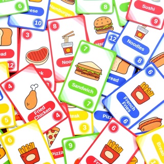 Go fish game “Food”
