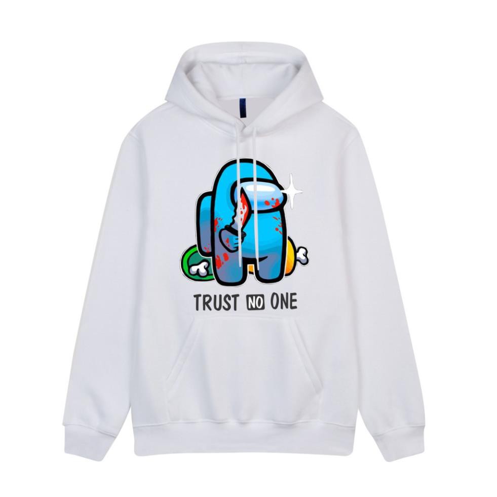 NEW  -  Áo Among Us  Hoodie 2 Màu Đen Và Trắng dài tay chất nỉ cực đẹp 2021  / đủ size trẻ em