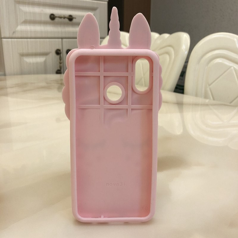 For Huawei Nova 3i 3 3e Y5 Y6 Prime 2018 Nova 2 Lite Case 3D Cherry Unicorn Cover