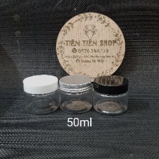 Hũ nhựa pet nắp nhôm, nắp nhựa size bé từ 30ml - 300ml