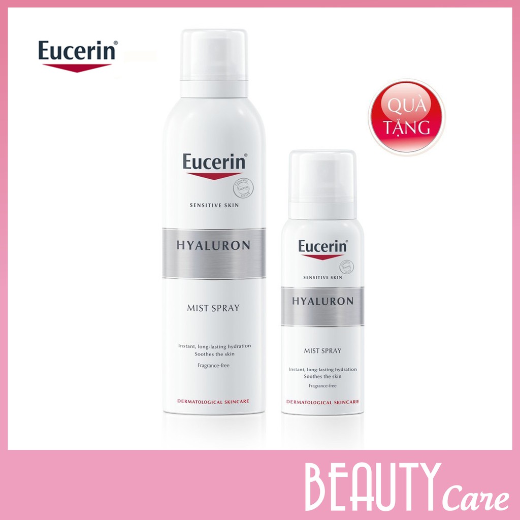 ✅[ MUA 1 TẶNG 1] Xịt dưỡng ẩm Eucerin Hyaluron 150ml TẶNG Xịt dưỡng ẩm Hyaluron 50ml