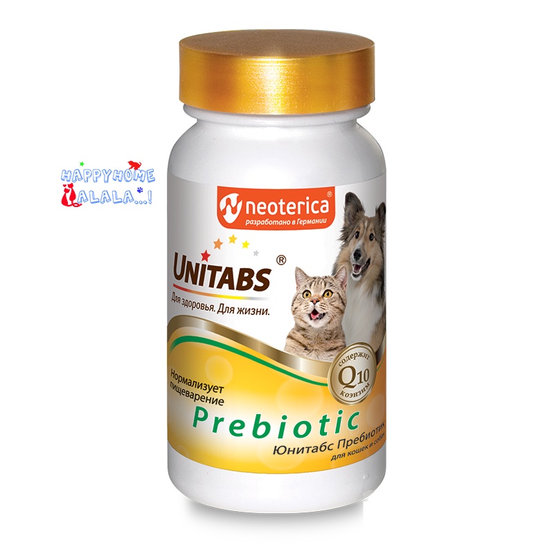 MEN TIÊU HÓA UNITABS PREBIOTIC HỖ TRỢ ĐƯỜNG TIÊU HOÁ CHO CHÓ MÈO (CAO CẤP)