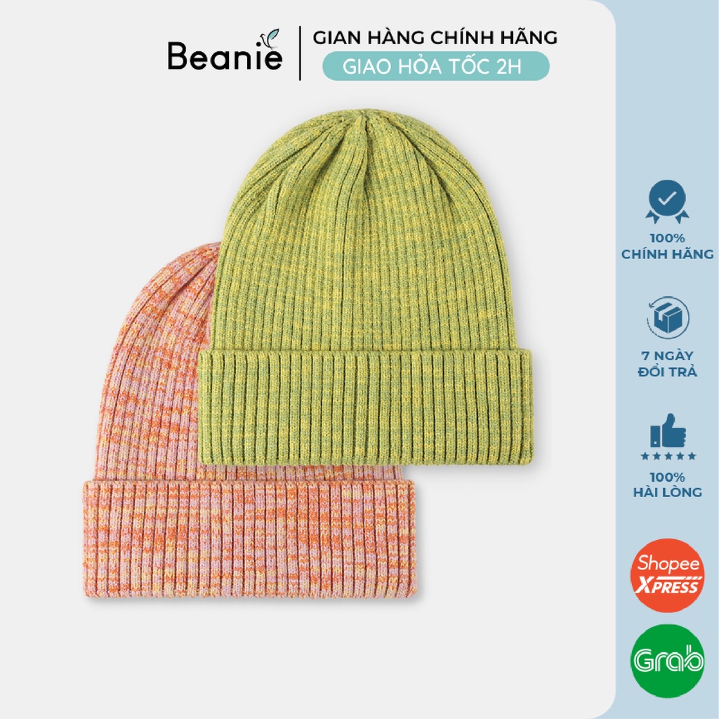 Mũ Len Trơn Cao Cấp BEANIE Chất Len Độc Đáo 2022 Dày Dặn Chính Hãng, Nón Len Dài Hàn Quốc Mùa Đông Unisex Nam Nữ B034