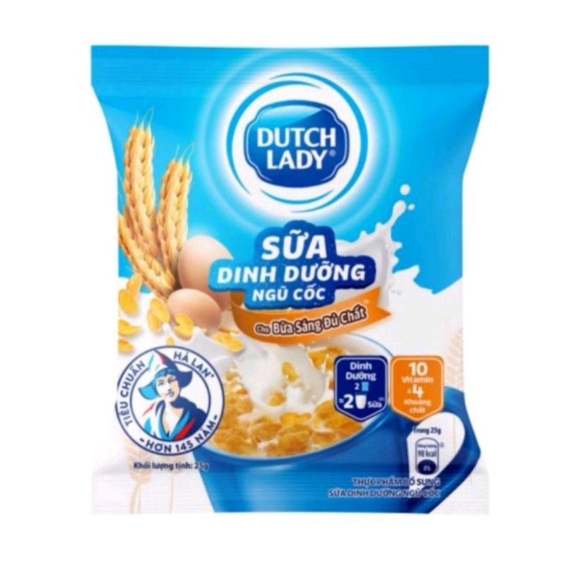 Sữa Bột Ngũ Cốc Dutch Lady Cô Gái Hà Lan 5.000đ/1 Gói.