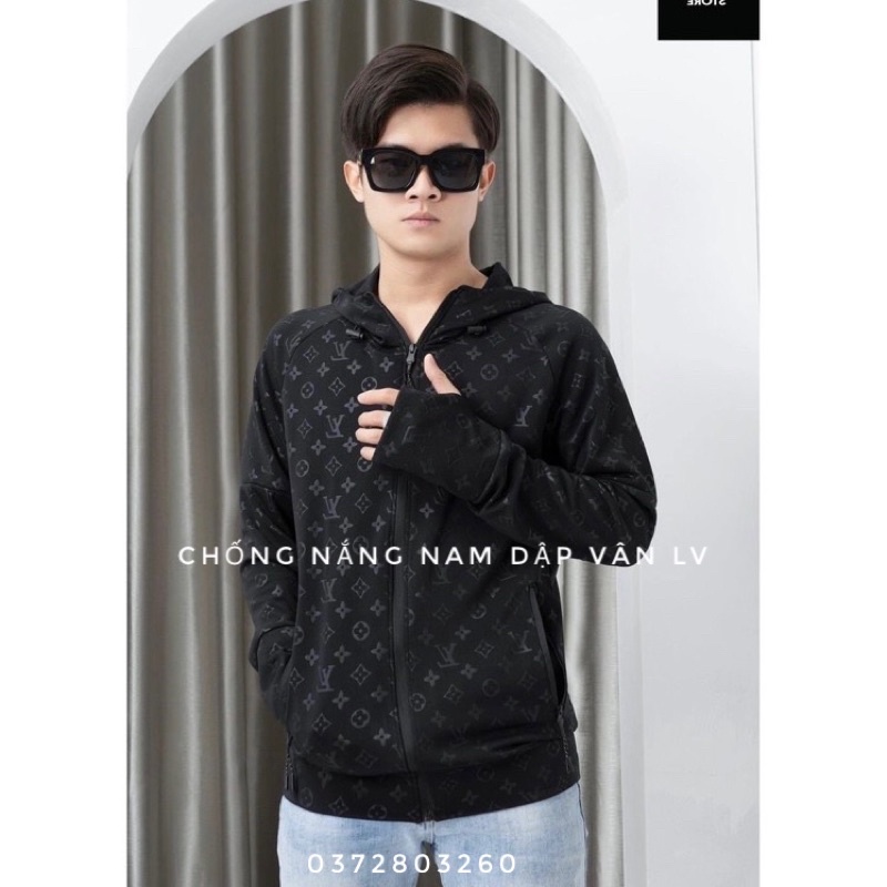Áo chống nắng nam dập vân chất poly đẹp Áo nắng nam thể thao áo nam chống nắng