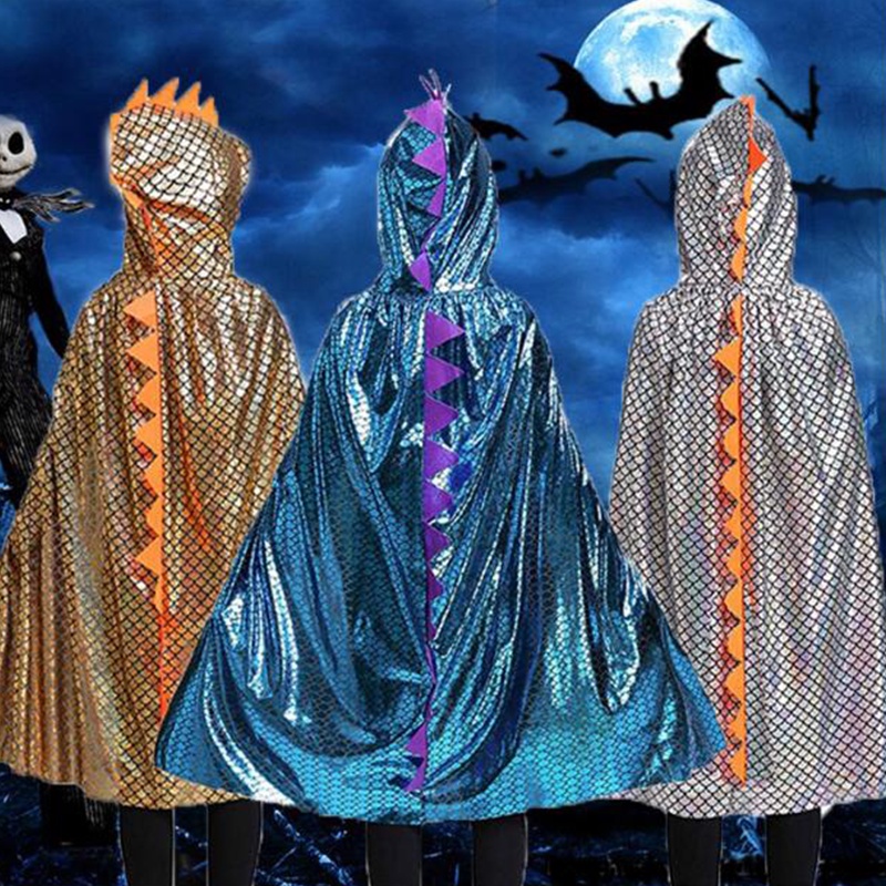 Áo choàng hóa trang hình khủng long vui nhộn cho bé dịp tết thiếu nhi hóa trang halloween