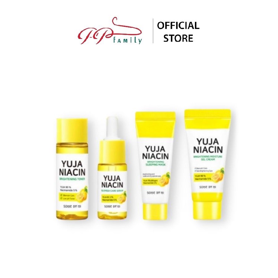 Set 4 Step Kit Some By Mi Yuja Niacin 30days Trắng Da Mờ Nám