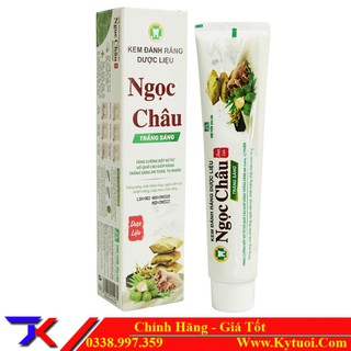 Kem Đánh Răng Dược Liệu Ngọc Châu Trắng Sáng 100g mới