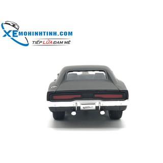 XE MÔ HÌNH Dom’S Dodge Charger 1:24 (Đen)