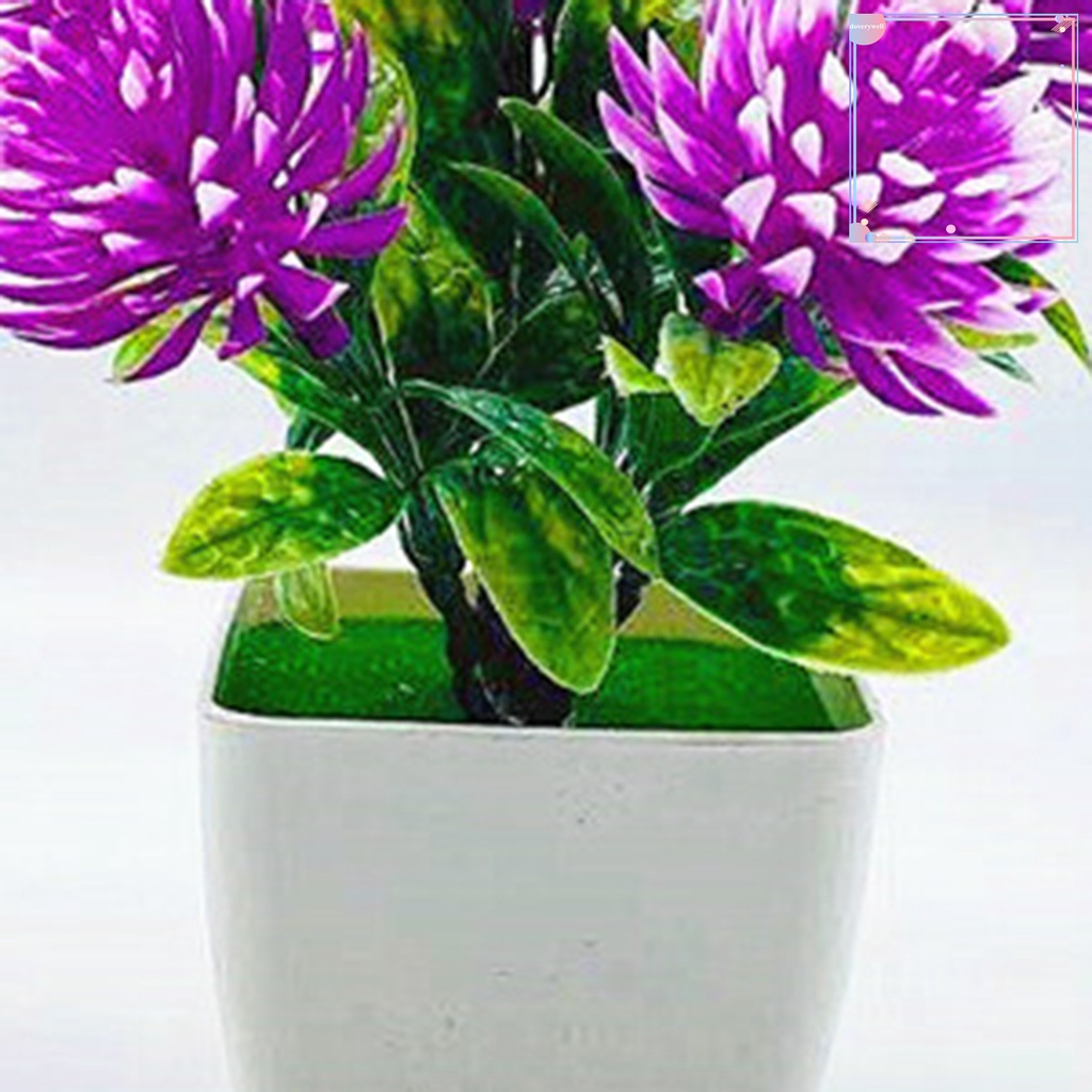 1 Bộ Chậu Cây Cảnh Nhân Tạo Bằng Nhựa Trang Trí Bàn Tiệc Cưới/Nhà Cửa