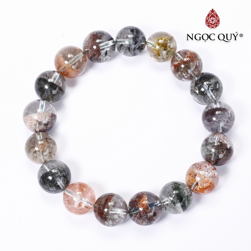 Vòng tay trơn TA ưu linh đa sắc - Ngọc Quý