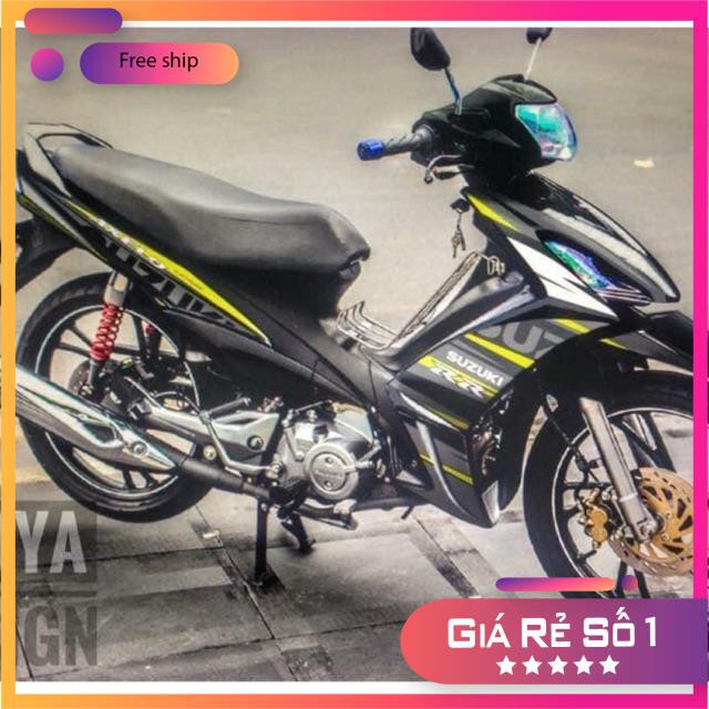 Tem rời Axelo 125 Suzuki dán xe đen