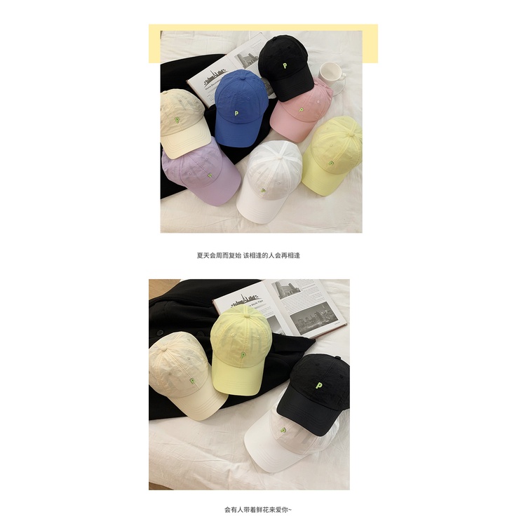 Mũ Lưỡi Trai Chất Liệu Thoáng Khí Nhanh Khô Thời Trang Mùa Hè Phong Cách Hàn Quốc Cho Nữ