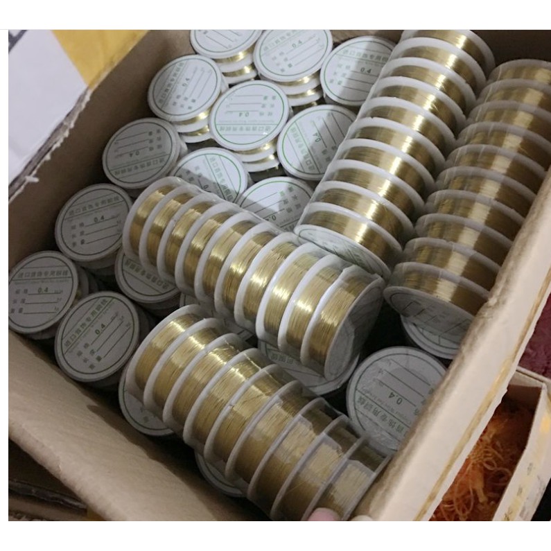 Cuộn Dây Đồng Màu Vàng/Bạc Dùng Làm Trang Sức Diy