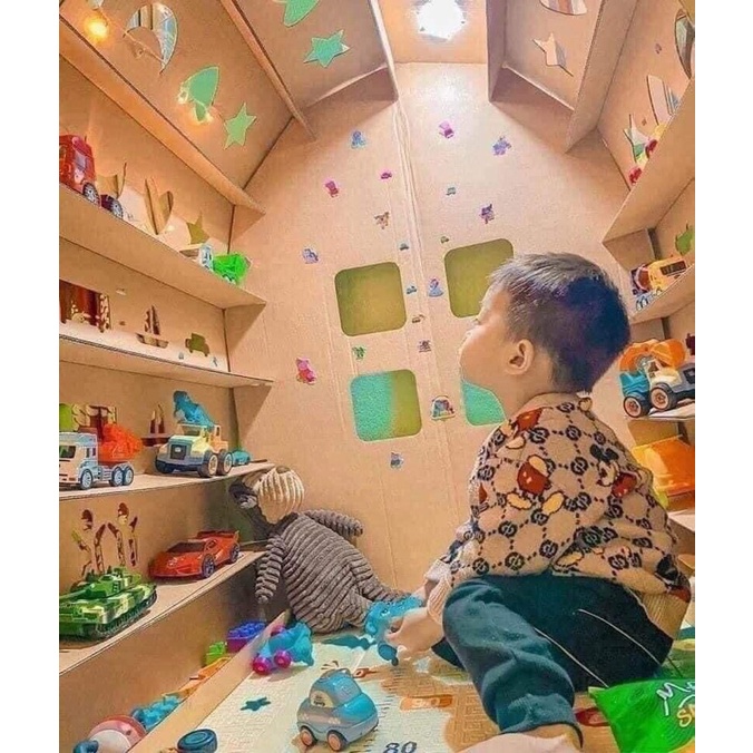 NHÀ GIẤY - NHÀ CARTON CHO BÉ YÊU