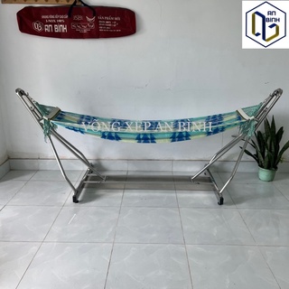 Bộ võng inox chân hộp cao cấp An Bình H36 tải trọng 250kg chất liệu Inox 100% - Hàng chính hãng
