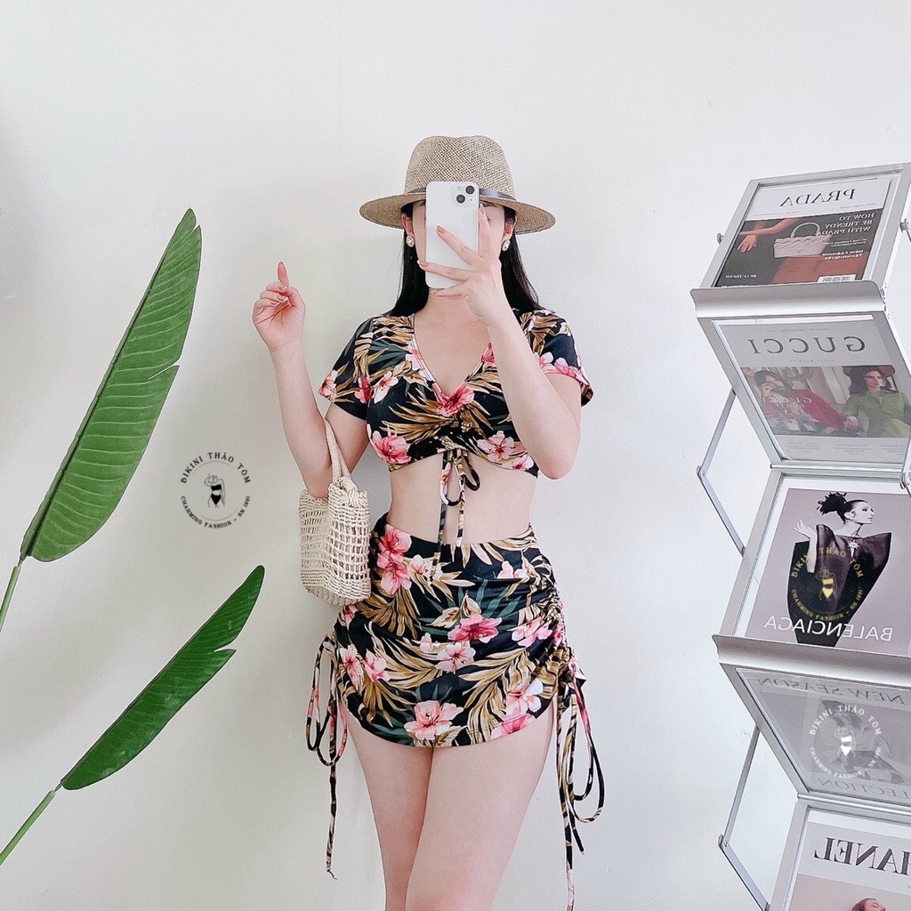 (FREE SHIP) Đồ bơi nữ bikini 2 mảnh kín đáo đi biển đẹp xinh đẹp