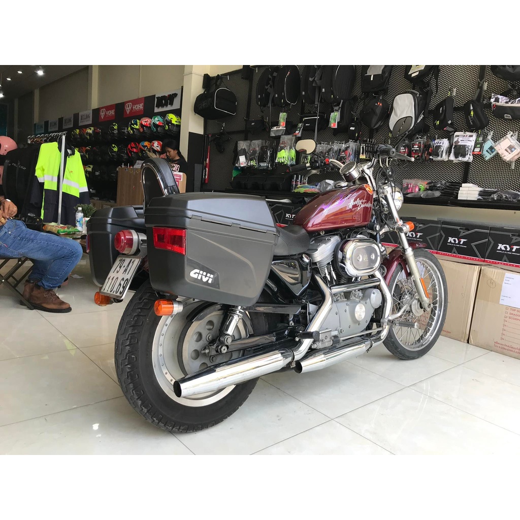 THÙNG HÔNG GIVI E22N-S VÀ BAGA HÔNG GIVI SBL 2000