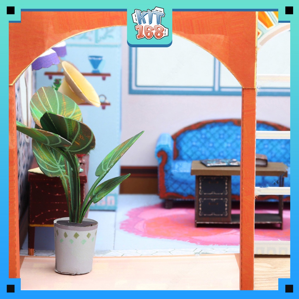 Mô hình giấy kiến trúc Nhà nhỏ xinh xinh ver 2