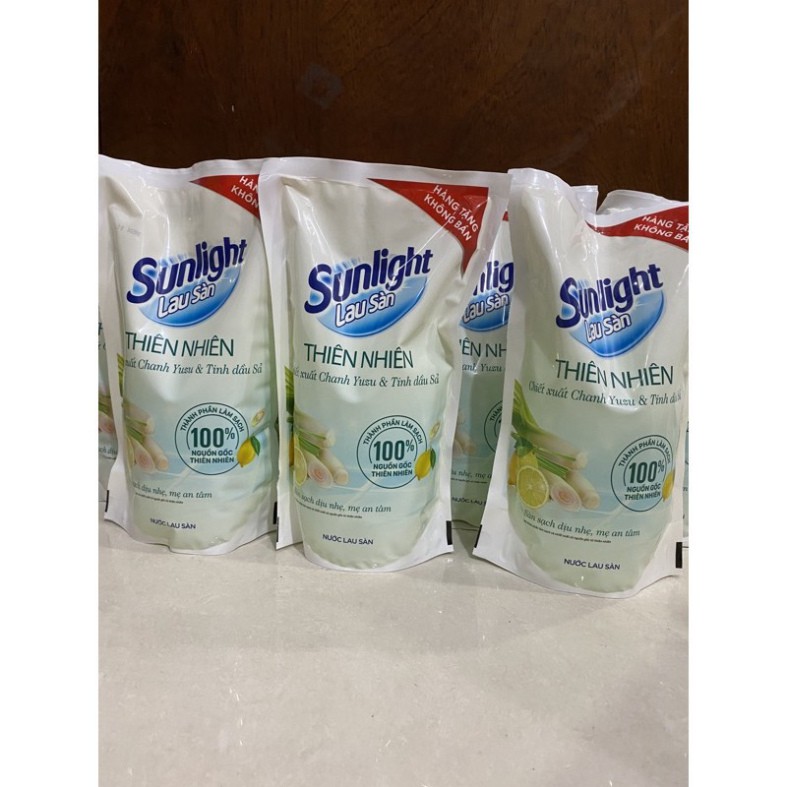 [CSKH86] Combo 3 túi Sunlight lau sàn tinh dầu xả 700g( hàng km)