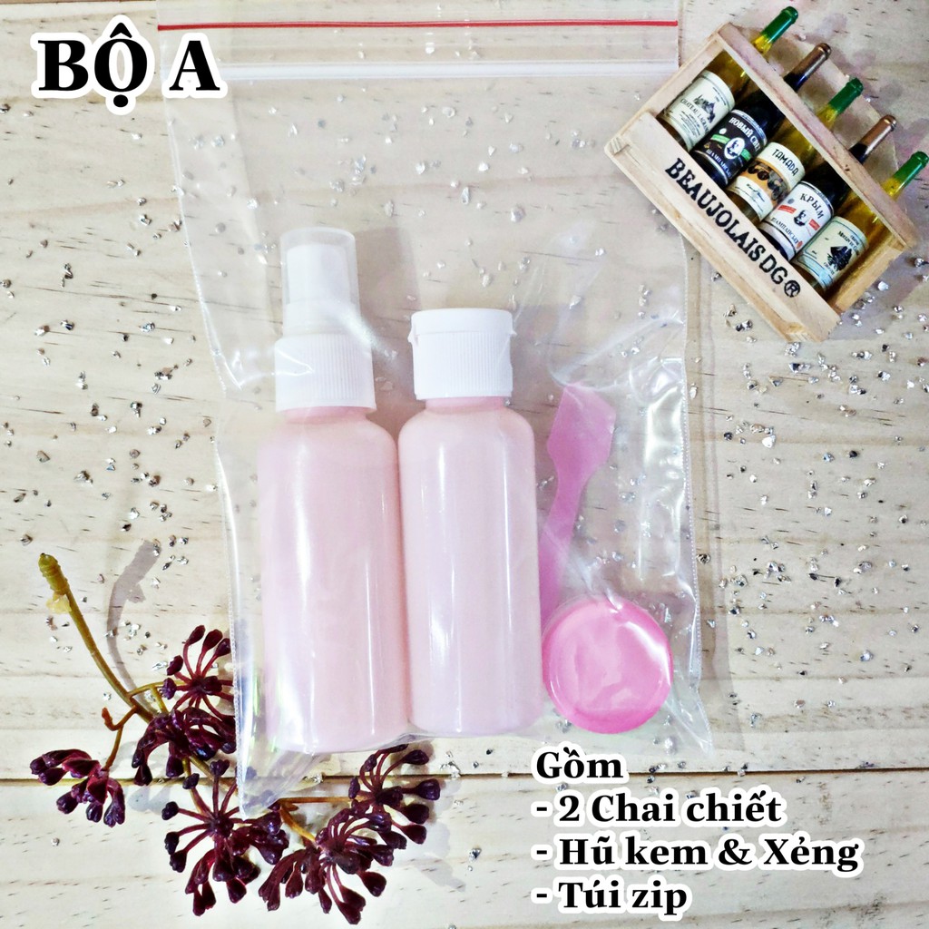 VỎ CHAI NHỰA PET Hồng 50ml Nhập Khẩu🍀 CHAI CHIẾT MỸ PHẨM dạng vòi nhấn xịt nhỏ giọt nắp bật nhọn nhôm🍀LỌ NHỰA nhỏ