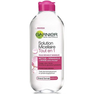 Nước tẩy trang Garnier nắp hồng đậm