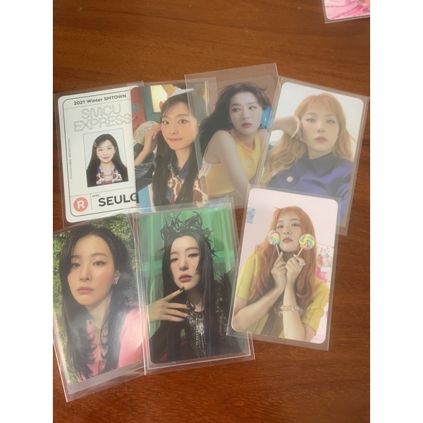CARD ẢNH BO GÓC ALBUM NHÓM NHẠC RED VELVET OFFICIAL CÁC ERA SEULGI