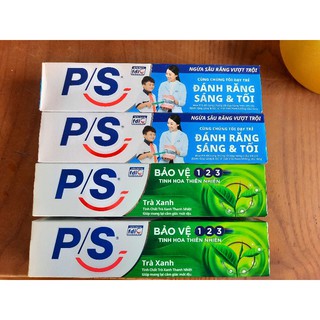 Kem đánh răng P/S ngừa sâu răng 110g , trà xanh 100g