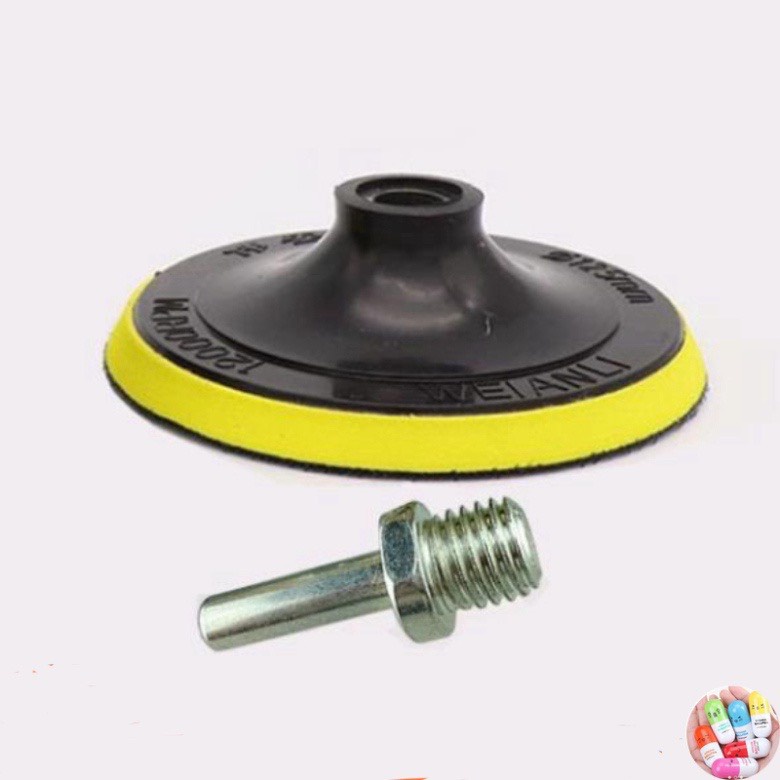 Đầu nối trục đế phớt dán M10/M14 dành cho đế chà nhám 4-5 inch