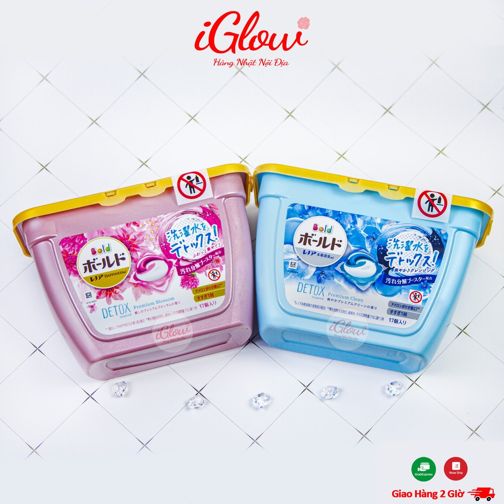 Hộp Viên Giặt Bold 3D 17 Viên Nhật Bản